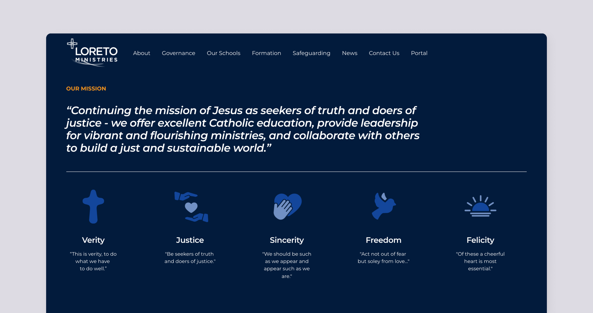Four centuries five values