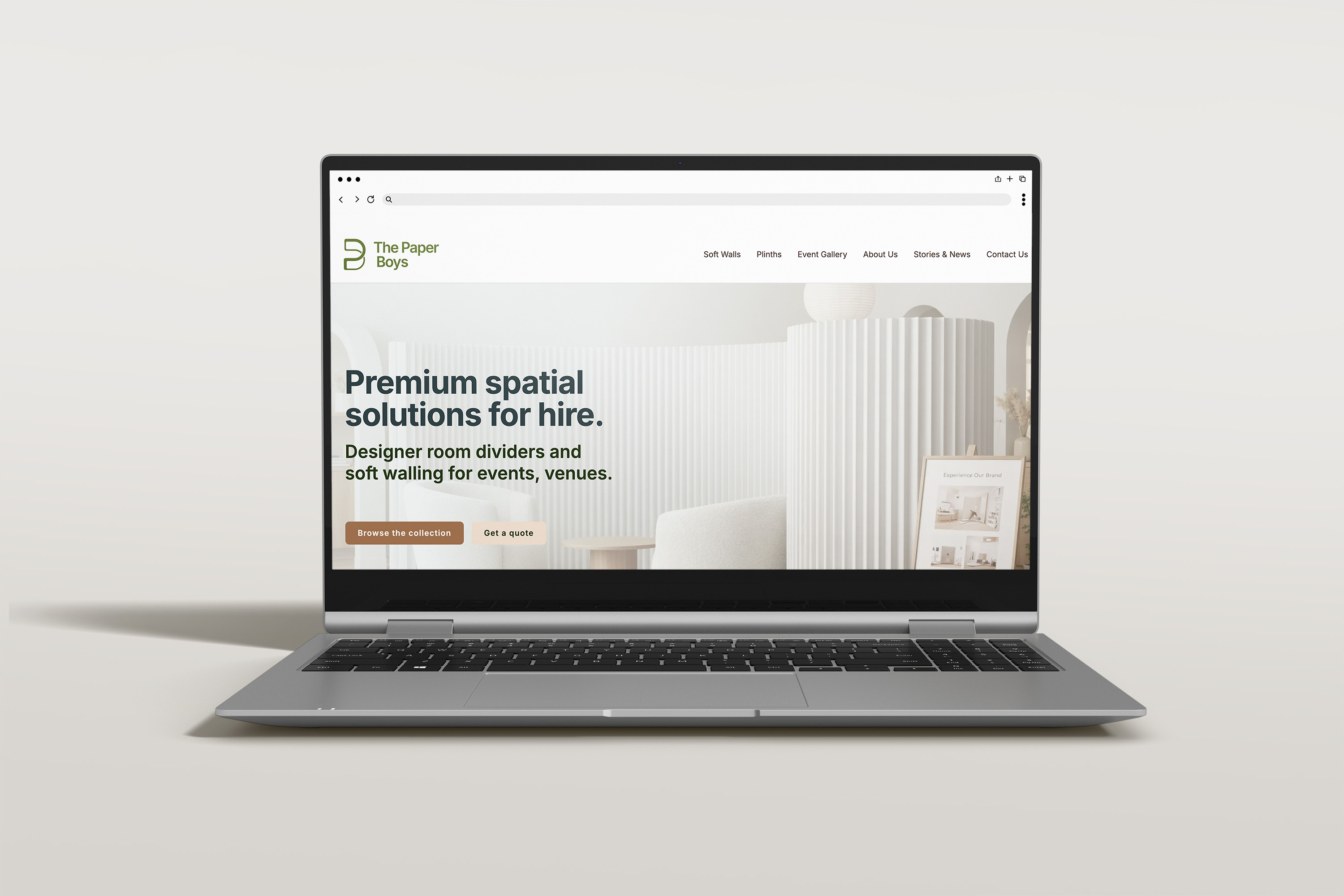 A designer-grade first impression